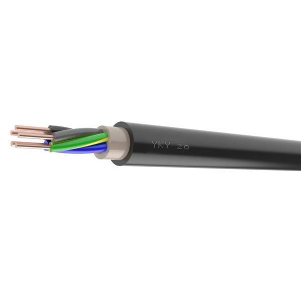 Kabel ziemny YKY 4x1,5 mm2 miedziany NYY-J  0,6